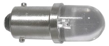 LED Replacement Lamp T3 1/4 (10mm) Bayonet Base Blue 120V AC/DC 2800 MCD