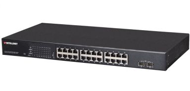24-Port PoE+ Web-Managed Gigabit Ethernet Switch with 2 SFP Ports