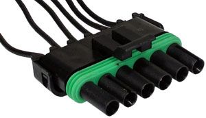 6 Cavity Weather Pack Tower Pigtails