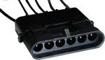 18 AWG 6 Cavity Weather Pack Shroud Pigtails (1 pc)
