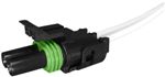 14 AWG 2 Cavity Tower Pigtail Weather Pack  (1 pc)