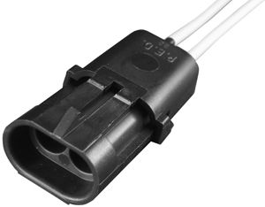 14 AWG 2 Cavity Shroud Weather Pack Pigtails