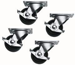 SET OF 4 CASTERS FOR ANY SLIM 5, ( 2 LOCKING)
