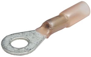 20-18 AWG 3/8" Crimpless Solder-Shrink Ring Connectors