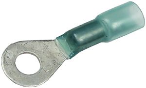 16-14 AWG #10 Crimpless Solder-Shrink Ring Connectors