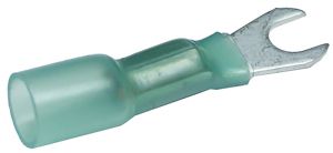 16-14 AWG #10 Crimpless Solder-Shrink Spade Connectors