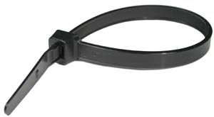 14.5" 120 lb. Economy Cable Ties - Black
