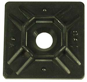 Rubber Adhesive #4 Mounting Pads For Cable Ties
