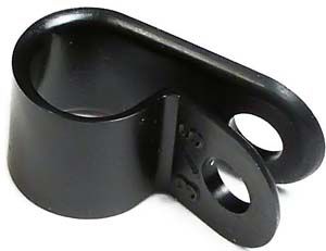 1/2" Black Heavy Duty Nylon Cable Clamps