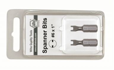 Spanner Insert Bit #6 x 25mm 2Pk