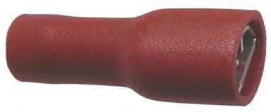 Fully Insulated Female Quick Connect Red 22-16 Wie Range .187" Tab Size UL/CSA