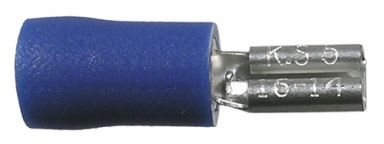 Insulated Female Quick Connect Blue 16-14 Wire Range .110" Tab Size UL/CSA