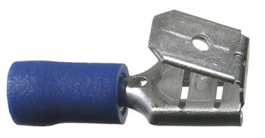 Piggyback Quick Connect Blue 16-14 Wire Range .250" Tab Size UL/CSA