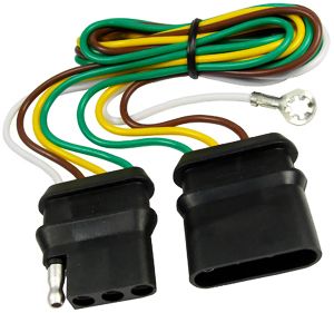 4 Pin Female-Male Connector - Extension with Lead Wire