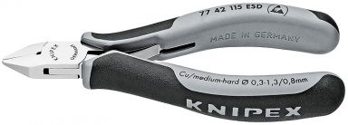 ESD Electronics Diagonal Cutter pointed head, without bevel