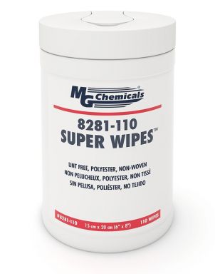 8281-110 - Super Wipes - 110 Wipes (6"X8")