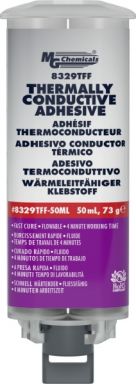 8329TFF - Dual cartridge 50 mL (1.6 fl oz) 1:1 FAST CURE THERMALLY CONDUCTIVE ADHESIVE, FLOWABLE