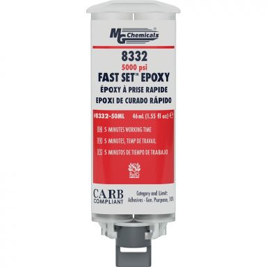 8332-50ML - Adhesive - Fast Setting Epoxy - Dual Syringe Dual syringe 50 ml (1.55 fl.oz)