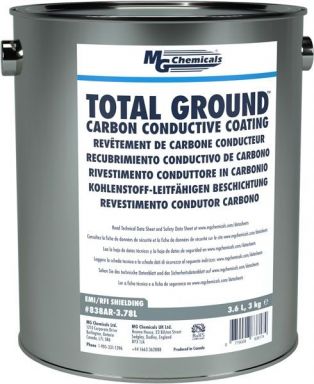 838AR-3.78L - Total Ground, Carbon Conductive Coating Liquid 3.6 L (3.8 qt)