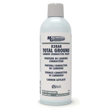 838AR-340G - Total Ground Carbon Conductive Coating, 340 grams (12 oz) aerosol