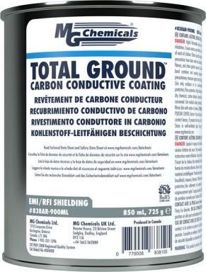 838AR-900ML - Total Ground Carbon Conductive Coating, Liquid, 900 mL (1.8 lb)