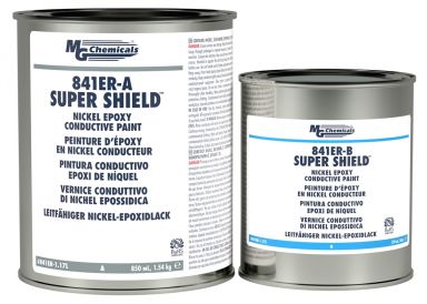 841ER-1.17L - Super Shield - Nickel Epoxy Conductive Coating - Liquid, 1.17 L (2.47 pt)
