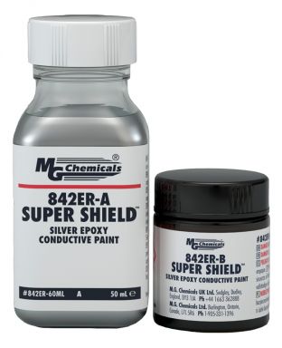 842ER-60ML - Super Shield - Silver Epoxy Conductive Coating - Liquid, 60 mL (2.03 fl oz)