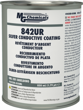 Super Shield Urethane Silver Conductive Paint, 850 ml (1.79 pt), can