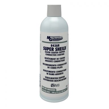 843AR-340G - Super Shield Silver Coated Copper Conductive Coating - Aerosol 340 g (12 oz)