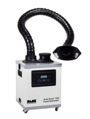 ARM-EVAC 150 Digital Fume Extraction System with SteadyFlex ESD-Safe Arm & Nozzle