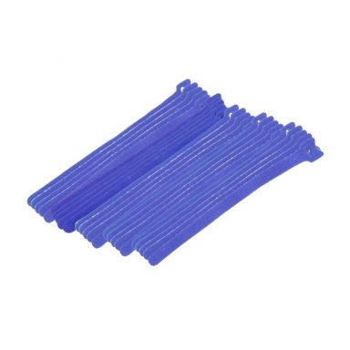 Cable Tie - Hook Tape - 8" Blue - 25 pk