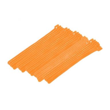 Cable Tie - Hook Tape - 8" Orange - 25 pk