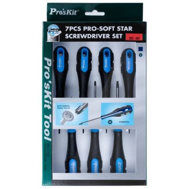 7 Pc Security Torx Screwdriver Set