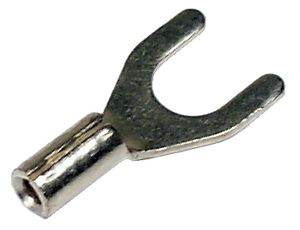 22-18 AWG #10 Non-Insulated High Temperature Spade Connector