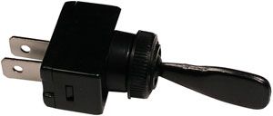 16A 12V On-Off-On Toggle Switch - Black