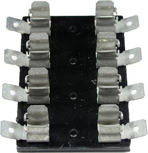 4 Way Glass Fuse Block
