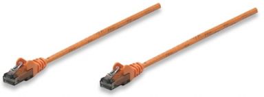 Orange Network Cable, Cat6, UTP RJ-45 Male / RJ-45 Male
