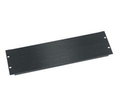 3 SPACE (5 1/4") FLANGED ALUMINUM BLANK PANEL