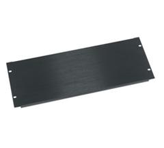4 SPACE (7") FLANGED ALUMINUM BLANK PANEL, BL