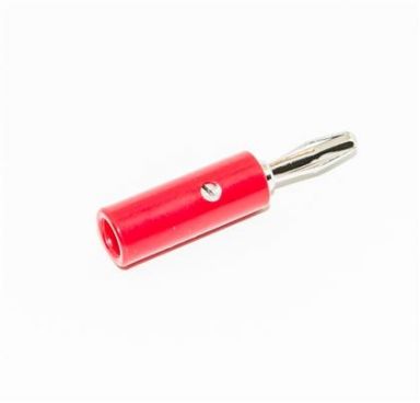 Red Set Screw Banana Plug