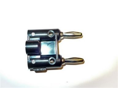 Black Dual Banana Plug