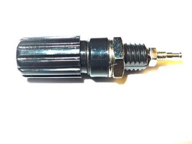 Black Slim-Line Five-Way Binding Post-Threaded