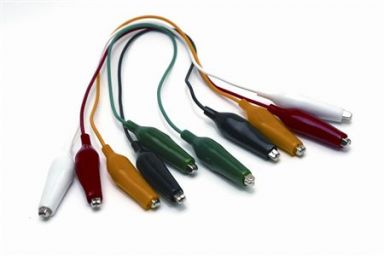 Multi-color Insulated "Alligator" Lead Set - 5 leads