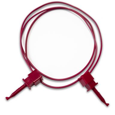 Red Micro-Plunger Clip on Both Ends, 36" 20G PVC