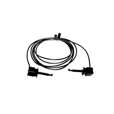 Black Micro-Plunger Clip on Both Ends, 48" 20G PVC