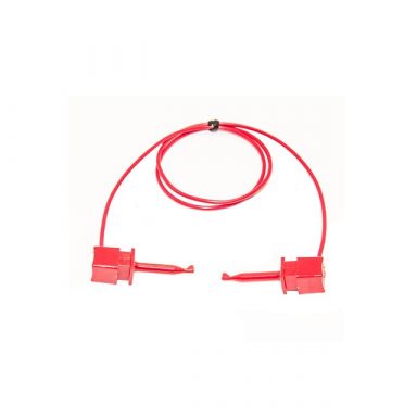 Red Micro-Plunger Clip on Both Ends, 48" 20G PVC