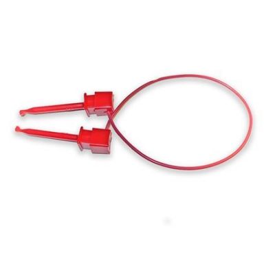 Black Mini-Plunger Clip on Both Ends, 36" 20G PVC