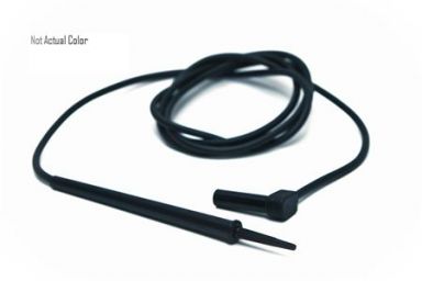 Red Variable Test Prod to Shrouded Right Angle Banana Plug, 48" 18G PVC