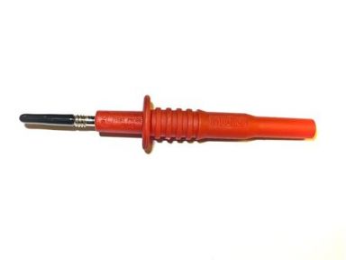 Red Insulated Plug-On Test Prod 8-32 Thread