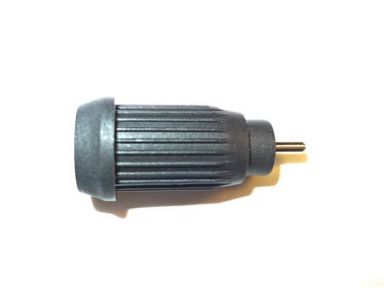 Black Pressfit Insulated Banana Jack-Solder Pin Connection